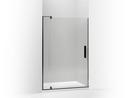 74 in. Pivot Shower Door with Crystal Clear Glass in Anodized Dark Bronze