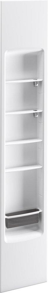 KOHLER White 16-13/16 in. Rectangular Shower Shelf 