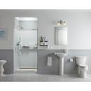 KOHLER Bright Polished Silver 70 in. Pivot Shower Door with Crystal Clear Glass 