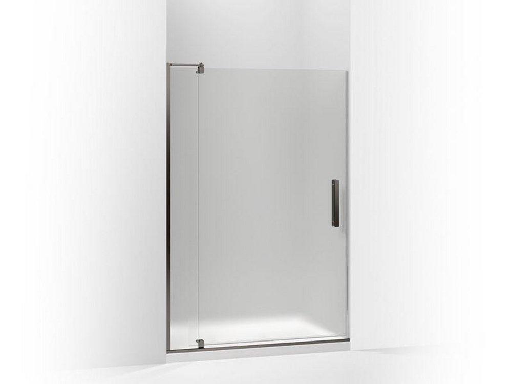KOHLER Anodized Dark Bronze Pivot Shower Door 