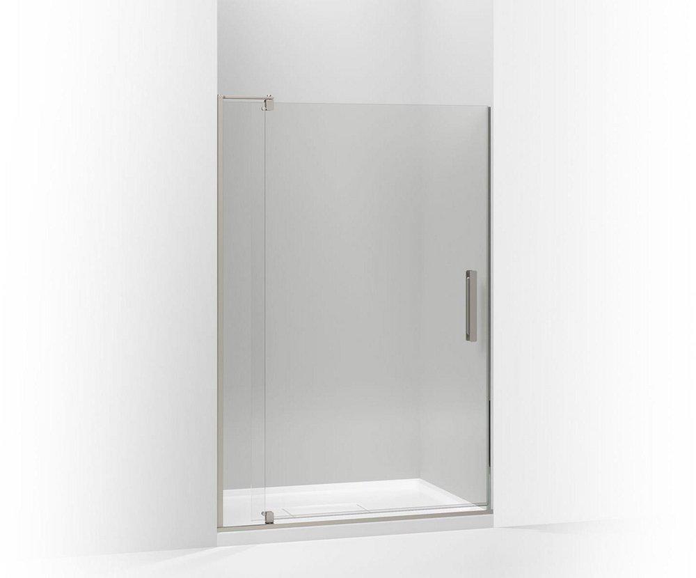 KOHLER Anodized Brushed Nickel 74 in. Pivot Shower Door 