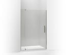 48 in. Pivot Shower Door with 5/16 in. Crystal Clear Glass in Anodized Brushed Nickel