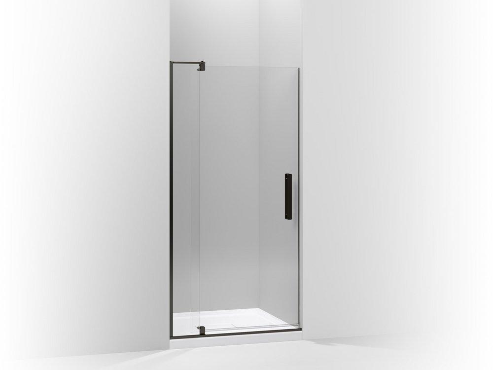KOHLER Anodized Dark Bronze 70 in. Pivot Shower Door 