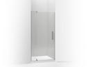 KOHLER Anodized Brushed Nickel 74 x 40 in. Pivot Shower Door 