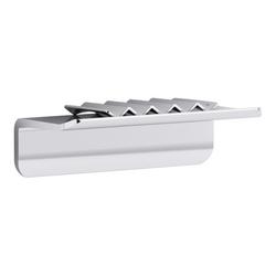 7 in. Rectangular Shower Shelf in Bright Polished Silver