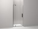 70 in. Clear Pivot Shower Door in Anodized Dark Bronze