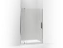 74 x 48 in. Pivot Shower Door in Bright Polished Silver