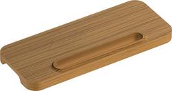 12 in. Rectangular Shower Shelf in Teak