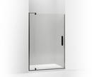 70 in. Pivot Shower Door with Crystal Clear Glass in Anodized Dark Bronze