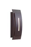 1-1/4 in. LED Push-Button in Aged Iron