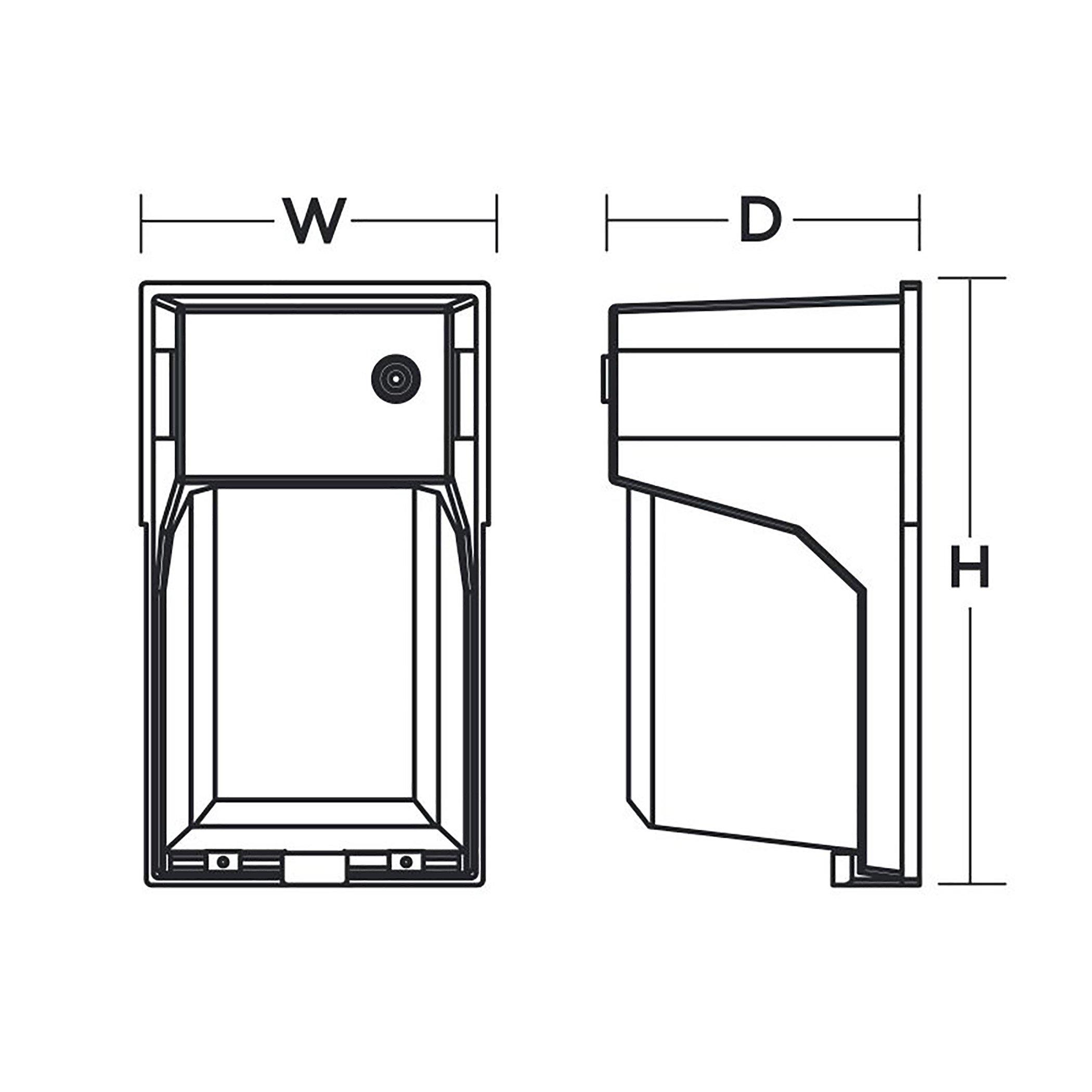 AFX Bronze 10-3/4 in. LED Security Light 