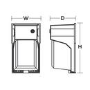 AFX Bronze 10-3/4 in. LED Security Light 