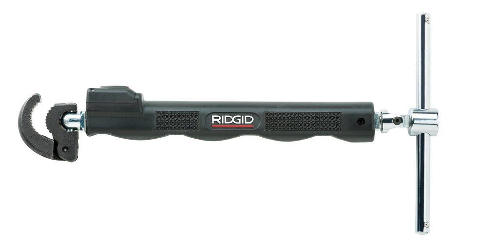 RIDGID Black 3/8 - 1-1/4 in. Basin Wrench 