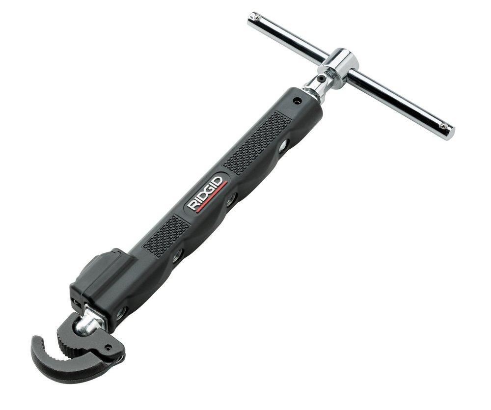 RIDGID Black 3/8 - 1-1/4 in. Basin Wrench 