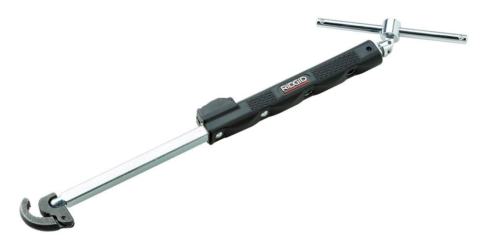 RIDGID Black 3/8 - 1-1/4 in. Basin Wrench 