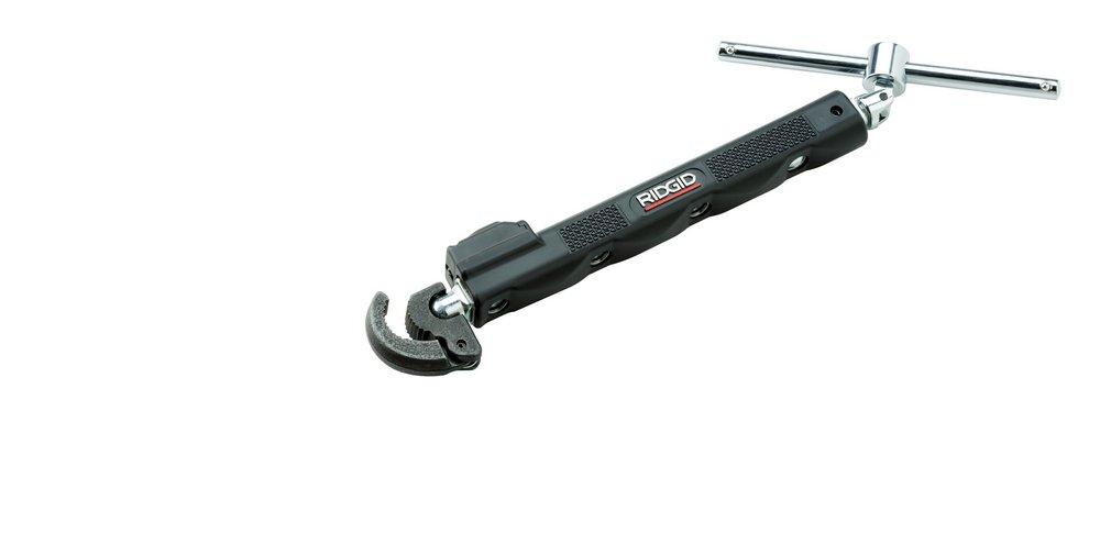 RIDGID Black 3/8 - 1-1/4 in. Basin Wrench 