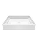 Aquatic White 36 in. Square Shower Base 