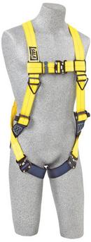 Universal Size Vest-style Harness with D-ring and Quick Connect Leg Strap