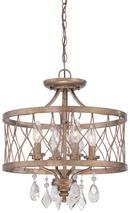 Minka Lavery Olympus Gold 60W 4-Light Semi-Flushmount Ceiling Fixture 