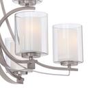 Minka Lavery Brushed Nickel 31-1/2 in. 9-Light Medium E-26 Base Chandelier 