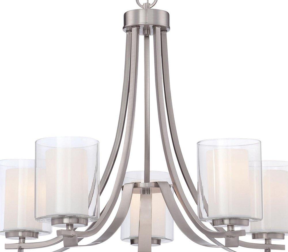 Minka Lavery Brushed Nickel 100W 5-Light Chandelier 