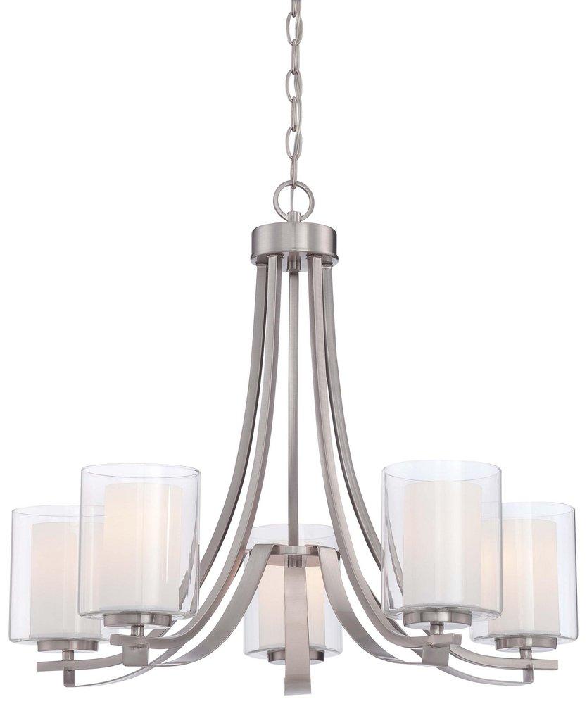 Minka Lavery Brushed Nickel 100W 5-Light Chandelier 