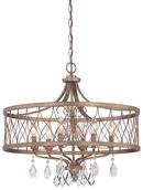 Minka Lavery Olympus Gold 24 in. 6-Light Candelabra E-12 Base Chandelier 