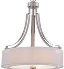 Minka Lavery Brushed Nickel 3-Light Pendant 