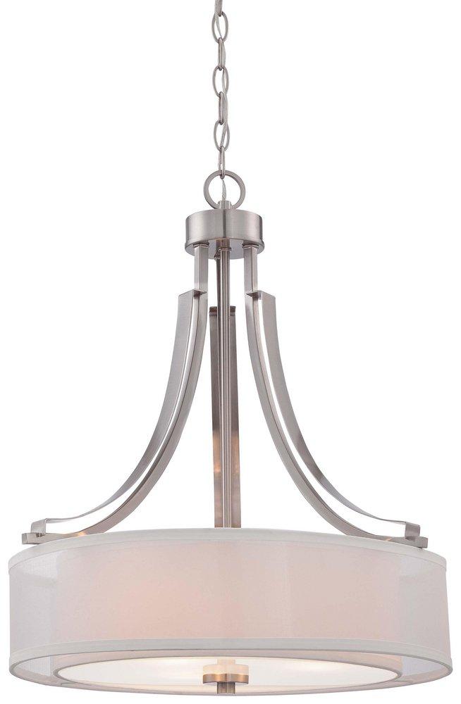 Minka Lavery Brushed Nickel 3-Light Pendant 