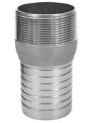 1-1/4 x 3-23/25 in. MNPT Schedule 40 Domestic 316 Stainless Steel Combination Nipple