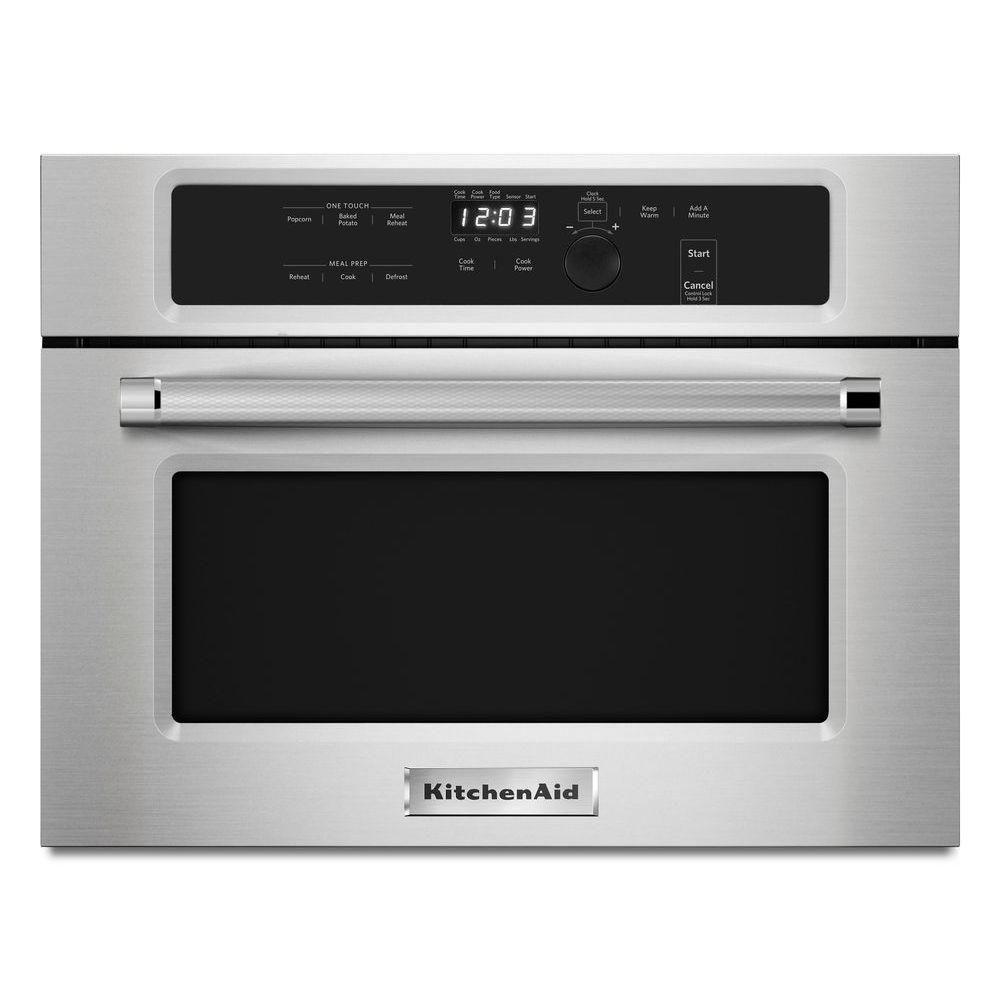 KitchenAid Stainless Steel 17-7/8 in. 1.4 cu. ft. 1000 W Built-In Microwave 