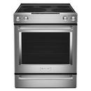 KitchenAid Stainless Steel 29-7/8 in. Electric 5-Burner Radiant Slide-in Range 