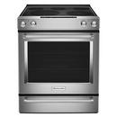 KitchenAid Stainless Steel 29-7/8 in. Electric 5-Burner Radiant Slide-in Range 