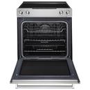 KitchenAid Stainless Steel 29-7/8 in. Electric 5-Burner Radiant Slide-in Range 