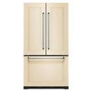 KitchenAid Panel Ready 35-3/4 in. 21.94 cu. ft. Counter Depth French Door Bottom Mount Freezer Refrigerator 