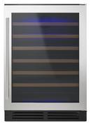 Whirlpool Stainless Steel 24 in. 51 Bottles Wine Cooler 