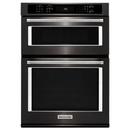 30 in. 6.4 cu. ft. Combo Oven in Black Stainless Steel with PrintShield™ Finish