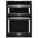 KitchenAid Black Stainless Steel with PrintShield&trade; Finish 30 in. 6.4 cu. ft. Combo Oven 