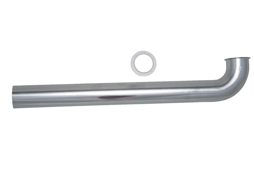 PROFLO&reg; Polished Chrome 15 in. 17 ga Direct Connect Waste Arm Chrome in Polished Chrome 