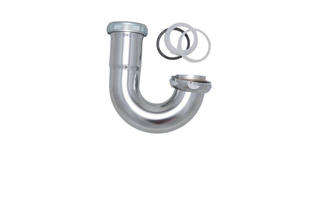 PROFLO® Polished Chrome Brass J-Trap 