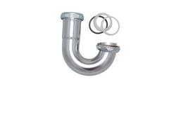 1-1/2 in. Brass J-Trap, 20 Gauge