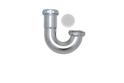 1-1/2 in. Brass J-Trap, 20 Gauge