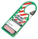 LABELED SNAP On HASP Green