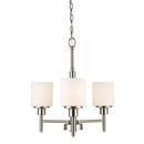 Design House Satin Nickel 3-Light 60W Medium E-26 Base Chandelier 