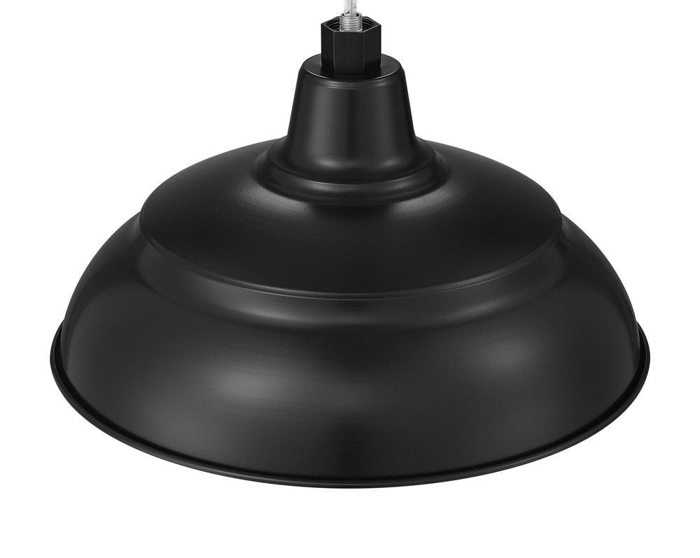 Millennium Lighting Satin Black 200W 1-Light Medium E-26 Pendant 