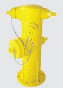 Yellow 4 x 2-1/2 in. Assembled Fire Hydrant