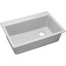 Elkay White 33 x 22 in. No Hole Composite Single Bowl Drop-in Kitchen Sink 