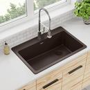 Elkay Mocha 33 x 22 in. No Hole Composite Single Bowl Drop-in Kitchen Sink 