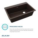 Elkay Mocha 33 x 22 in. No Hole Composite Single Bowl Drop-in Kitchen Sink 