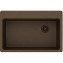 Elkay Mocha 33 x 22 in. No Hole Composite Single Bowl Drop-in Kitchen Sink 